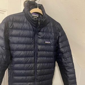 Patagonia Mens Down Sweater Navy Jacket
